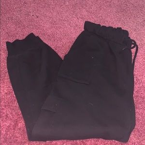VS PINK black joggers